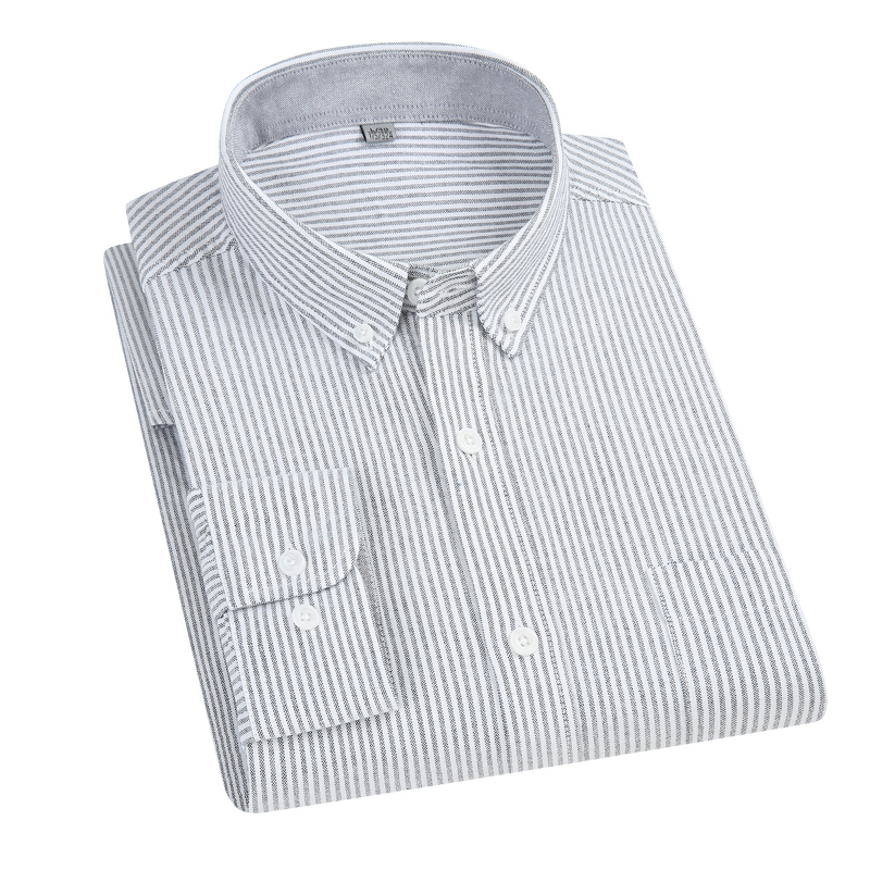 5XL Oxford 100 % Cotton Long S - Oxford Cotton Casual Shirt Business 评论和价格