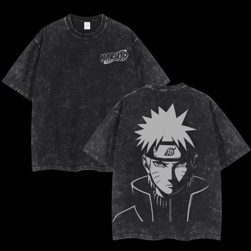 Naruto Shisui Uchiha T Shirt M - Acid Wash Vintage Graphic T Shirt 评论和价格