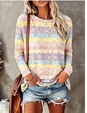 Women Long Sleeve T‑Shirt Past - T-Shirts 评论和价格