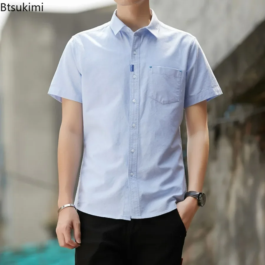 2026 Men's Casual 100% Cotton  - Oxford Cotton Casual Shirt Business 评论和价格