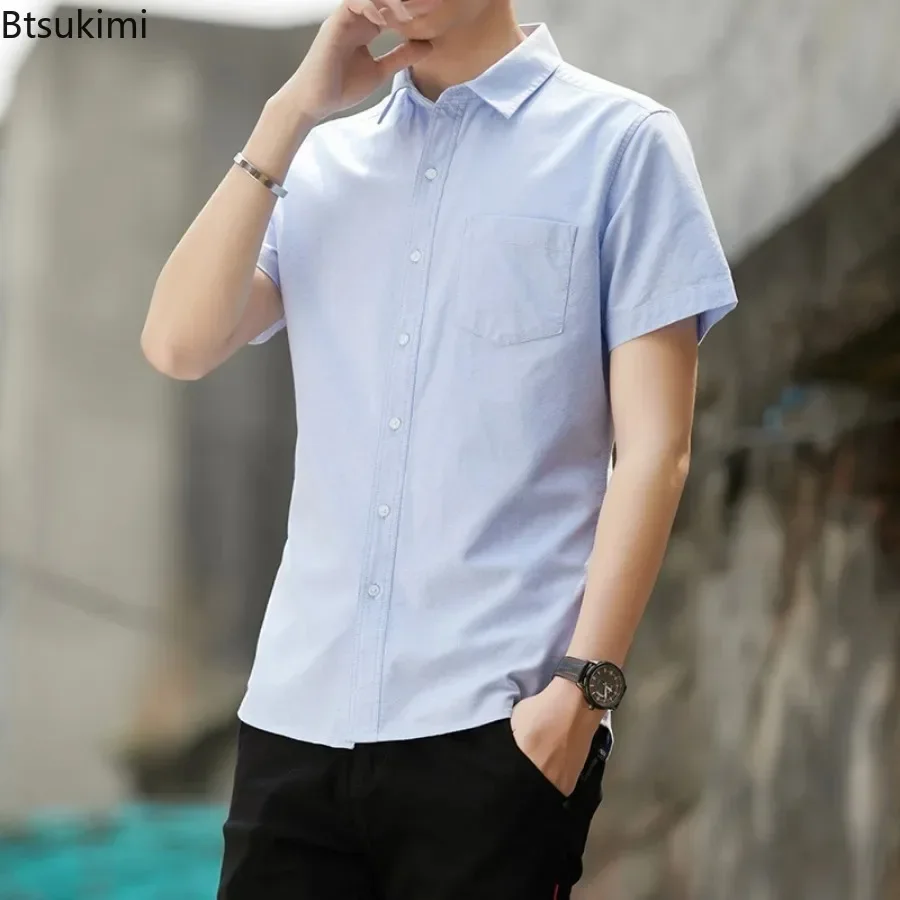 2026 Men's Casual 100% Cotton  - Oxford Cotton Casual Shirt Business 评论和价格