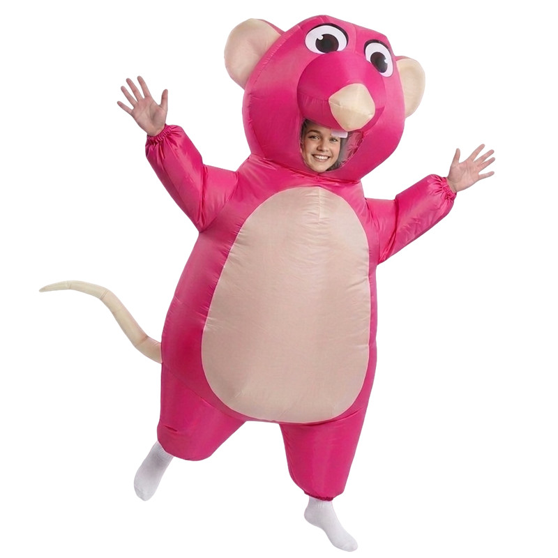 Cartoon Mouse Inflatable Costu - Suits 评论和价格